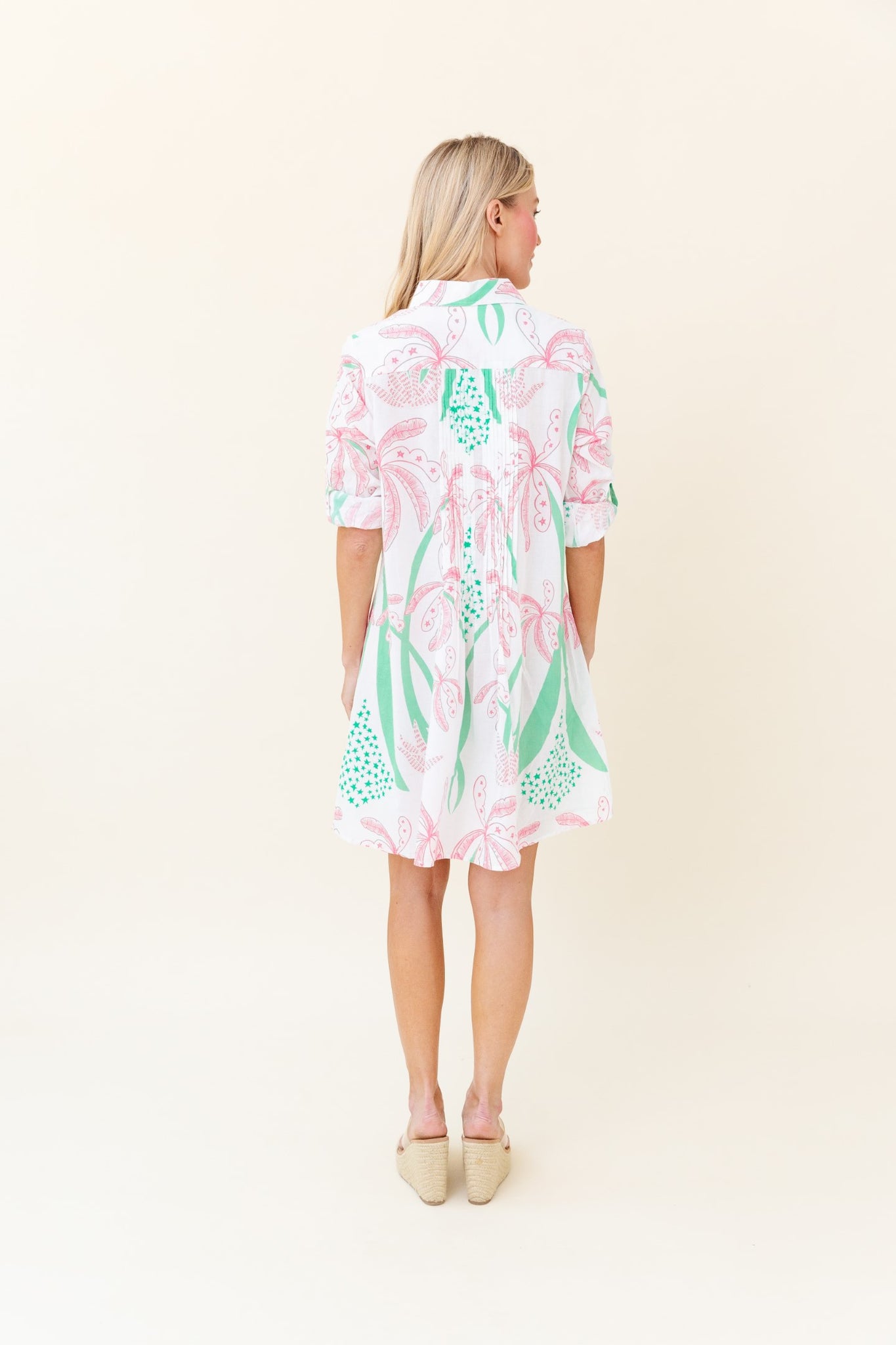 Mallory Dress in Worth Avenue Palm