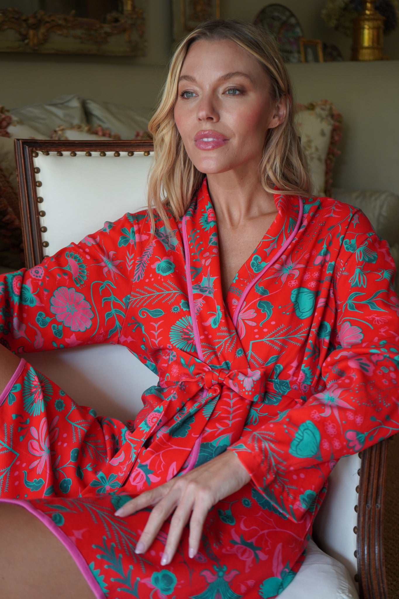 Robe in Festive Floral