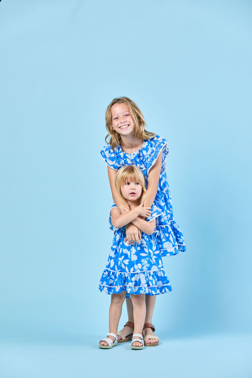 Poppy Dress in Azul Wildflower