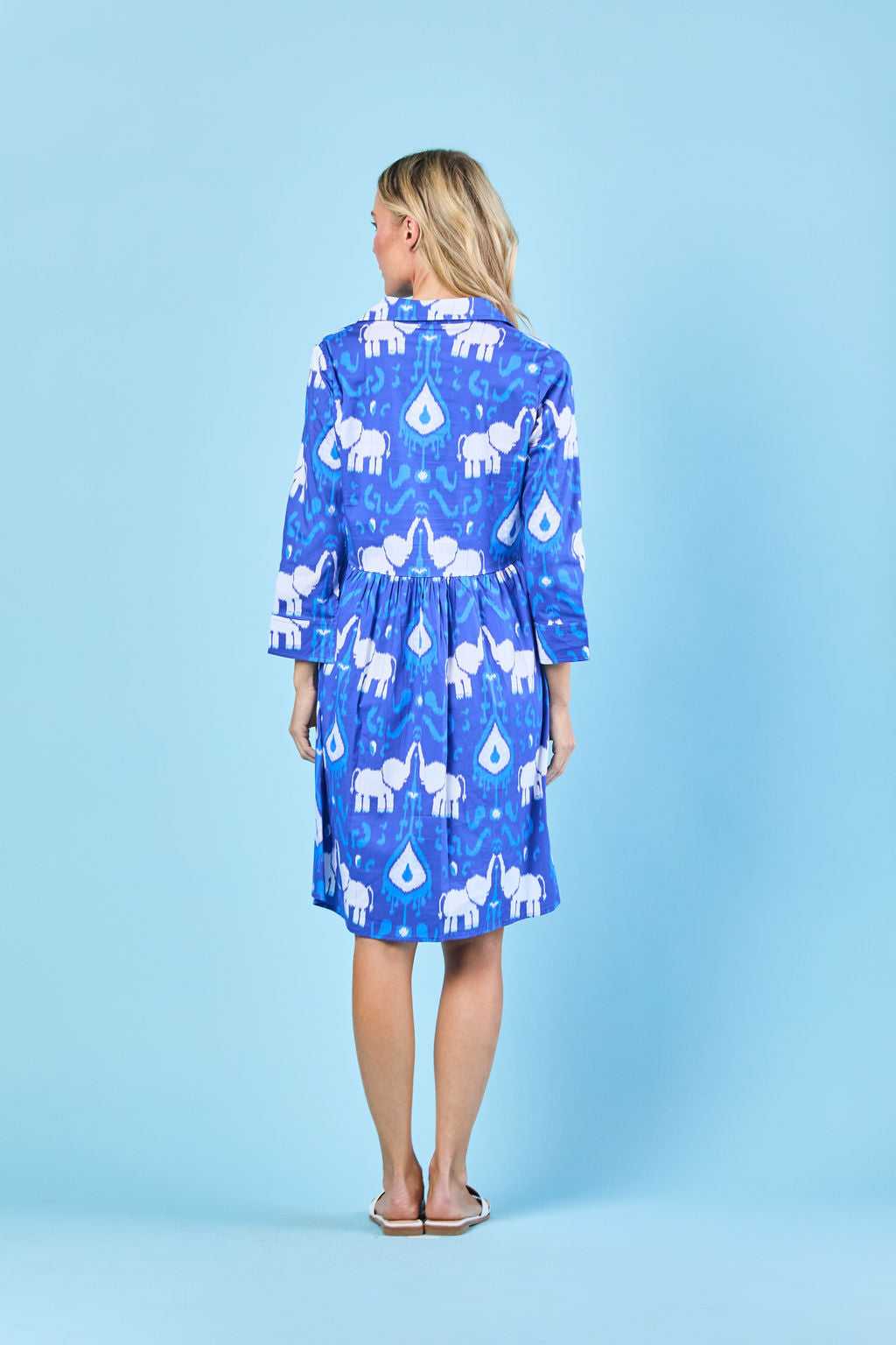 Lucy Dress in Indigo Trunk Show