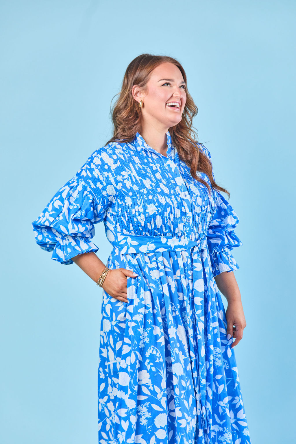 The Every Body Dress in Azul Wildflower