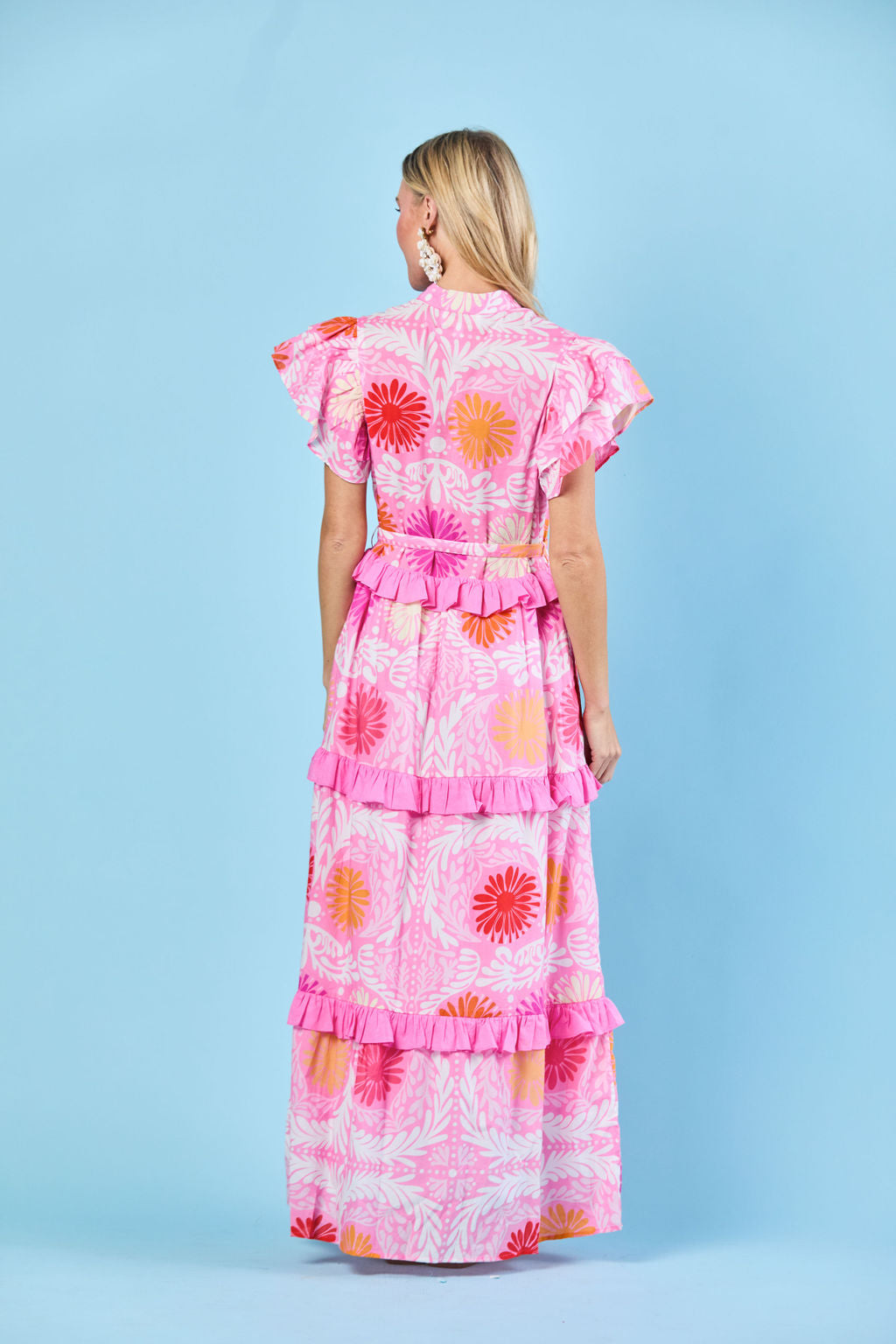 Sienna Dress in Blush Jardin