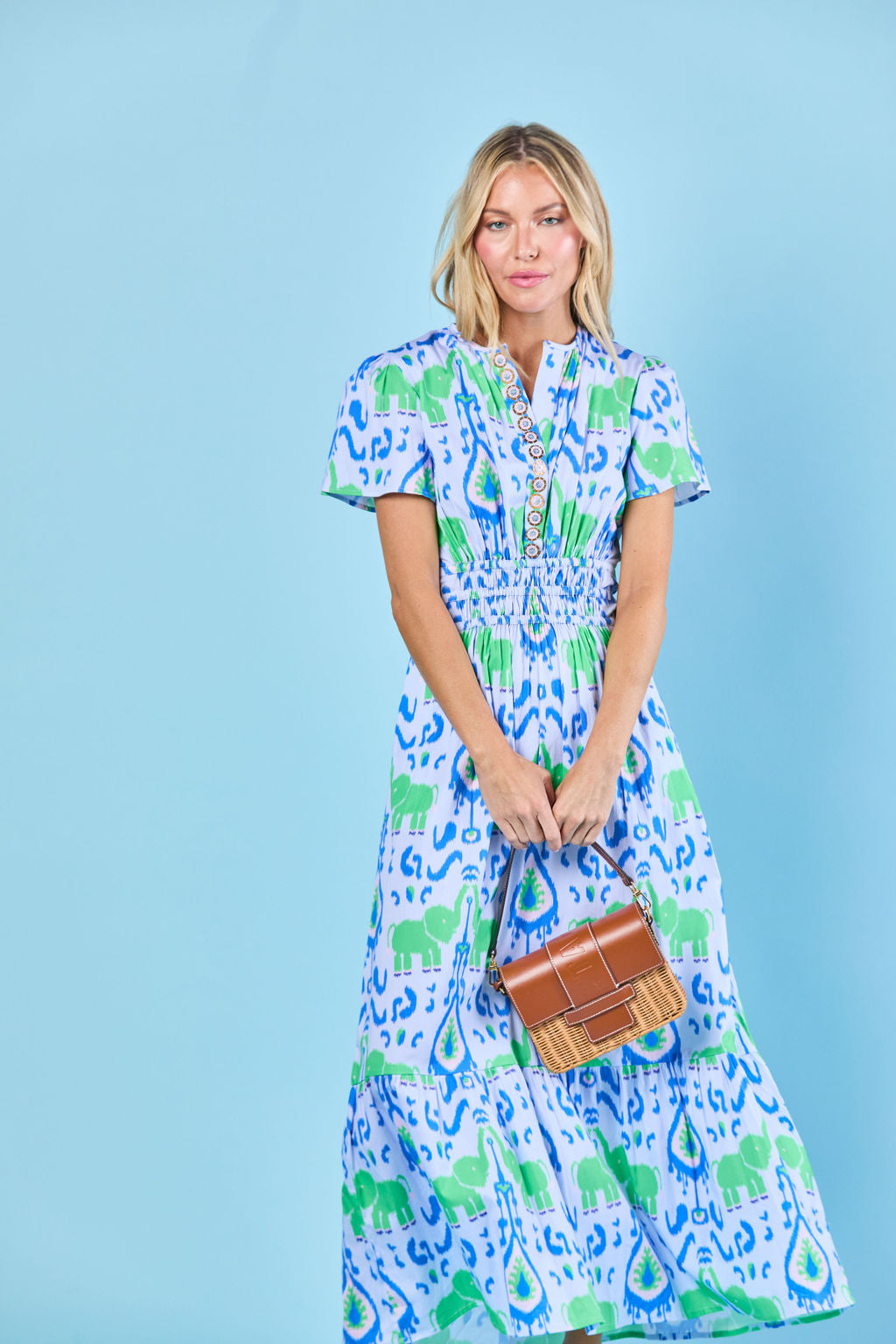 Eloise Dress in Denim Trunk Show