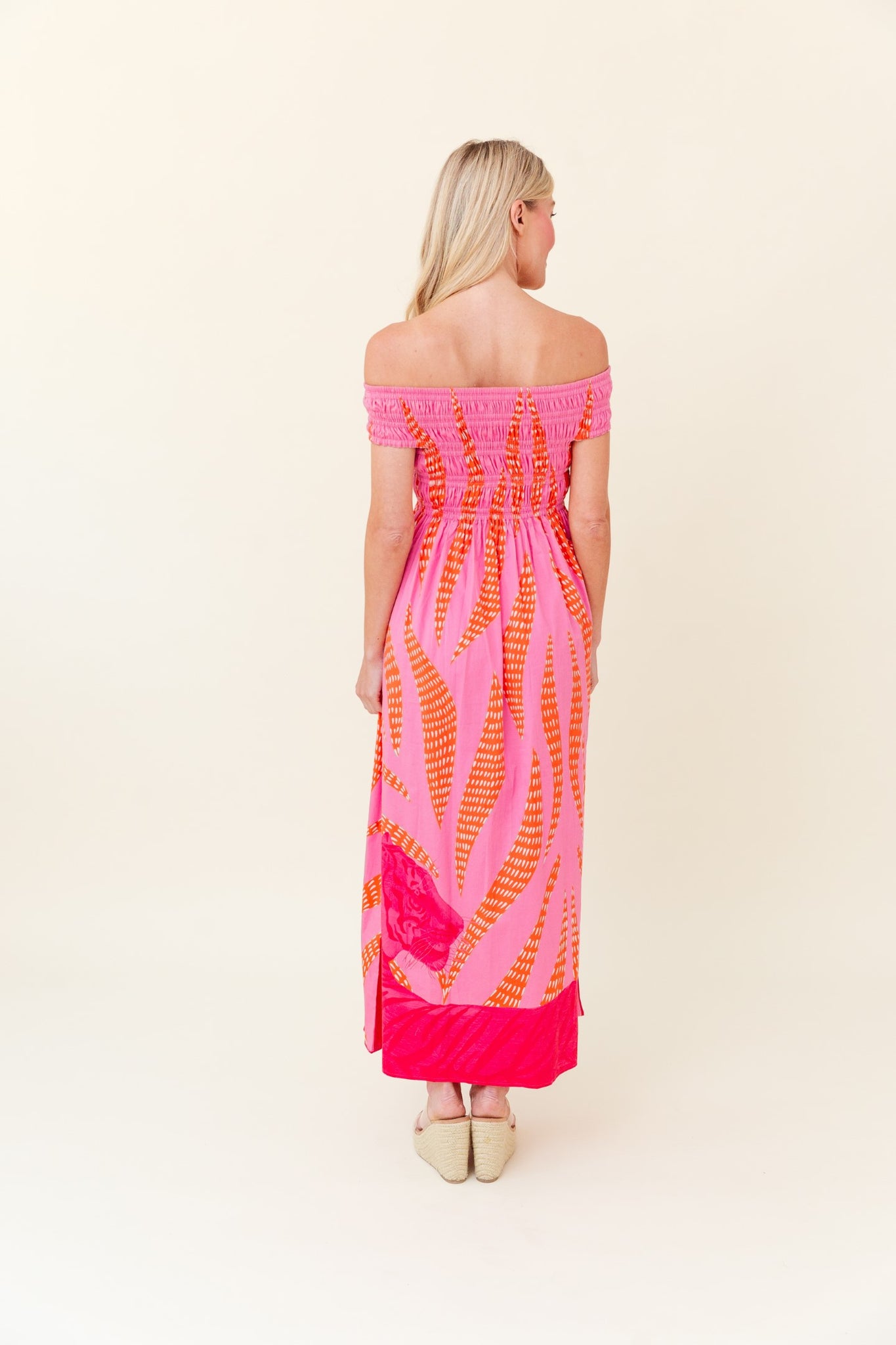 Beth Dress in Candy Pink Tigress