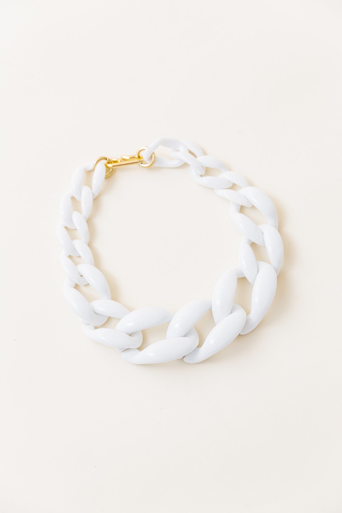 Snow Acrylic Chain Necklace by Sheridan French