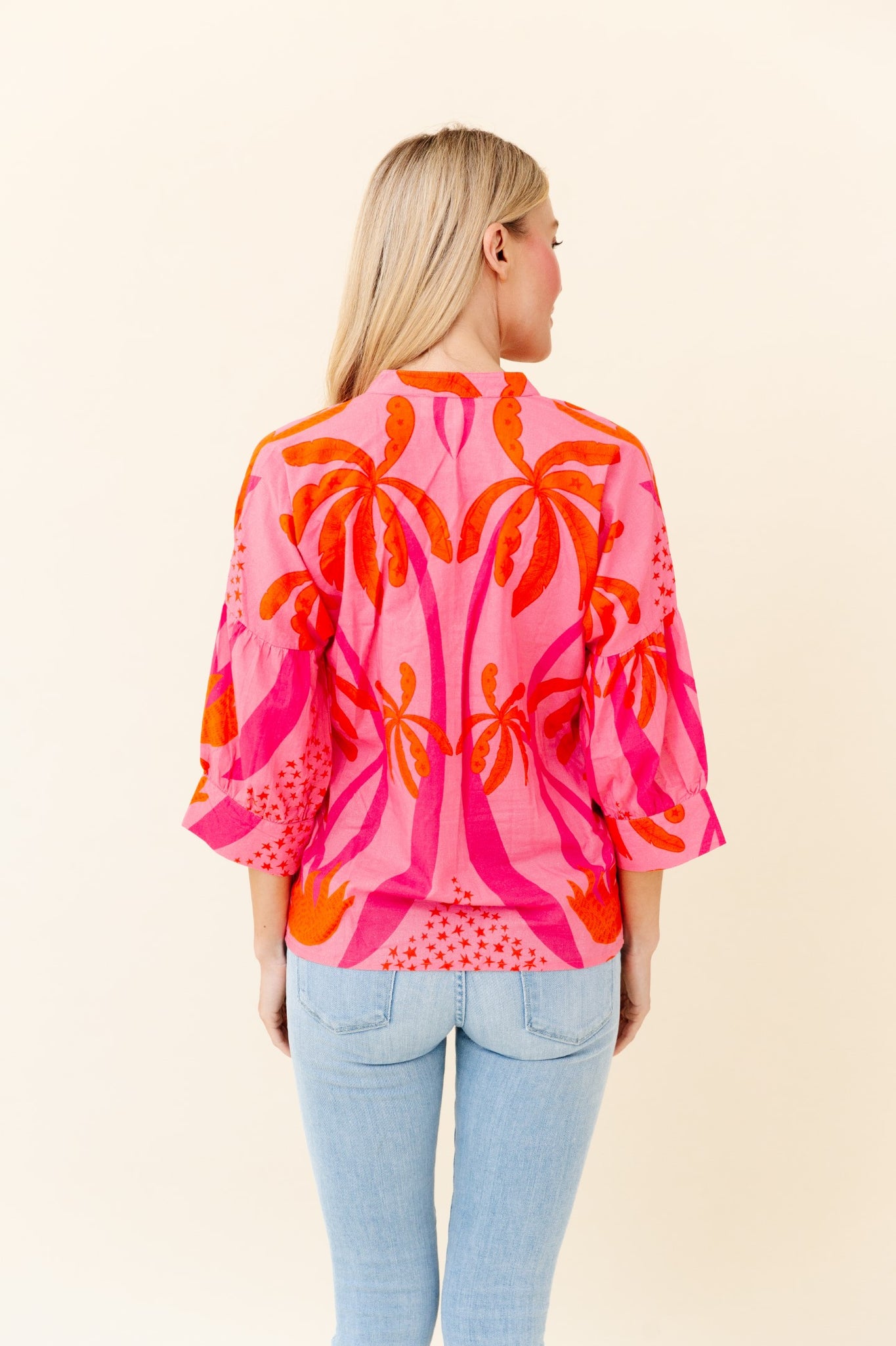 Drew Blouse in King Street Palm