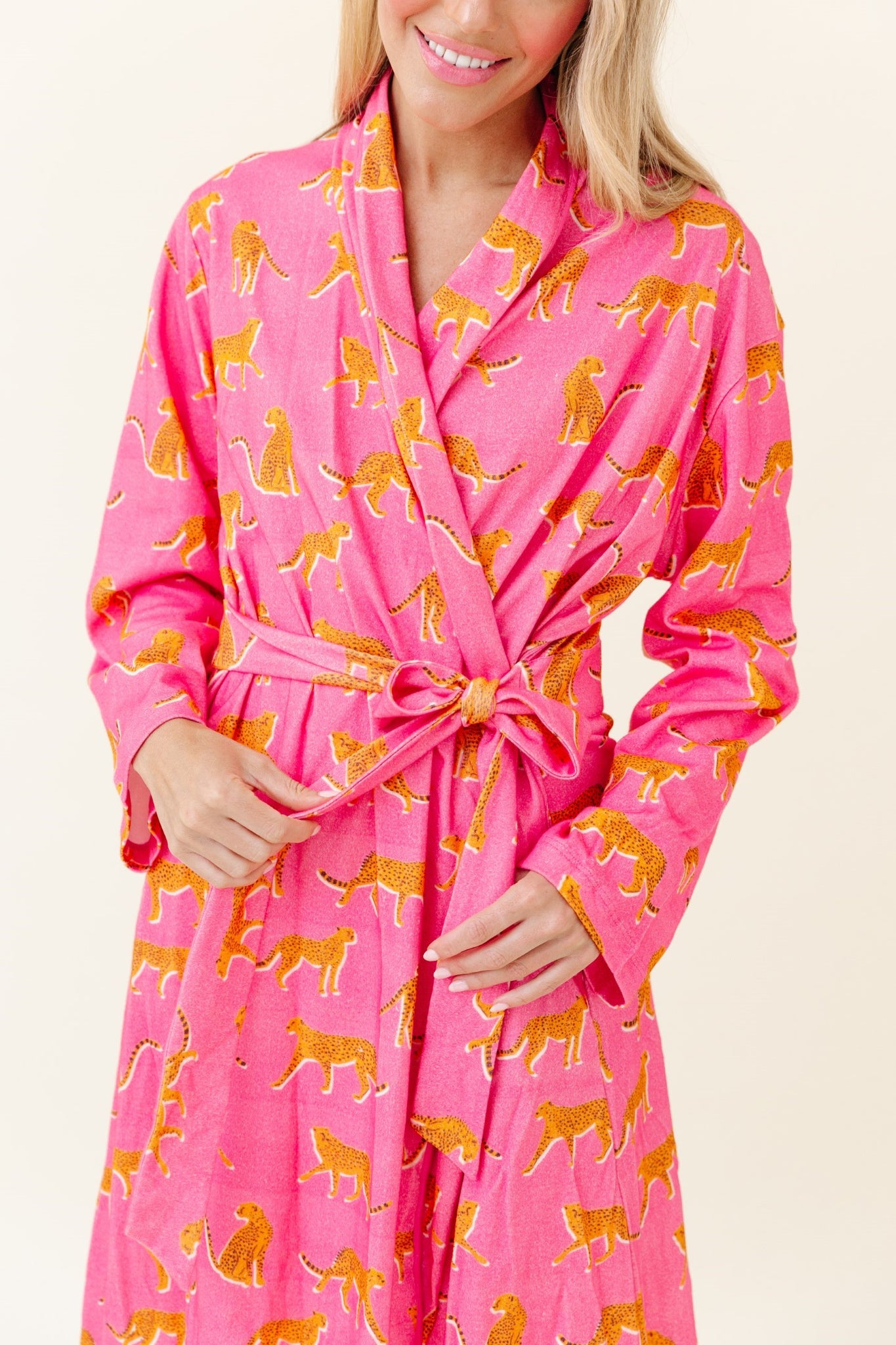 Robe in Pink Cheetah