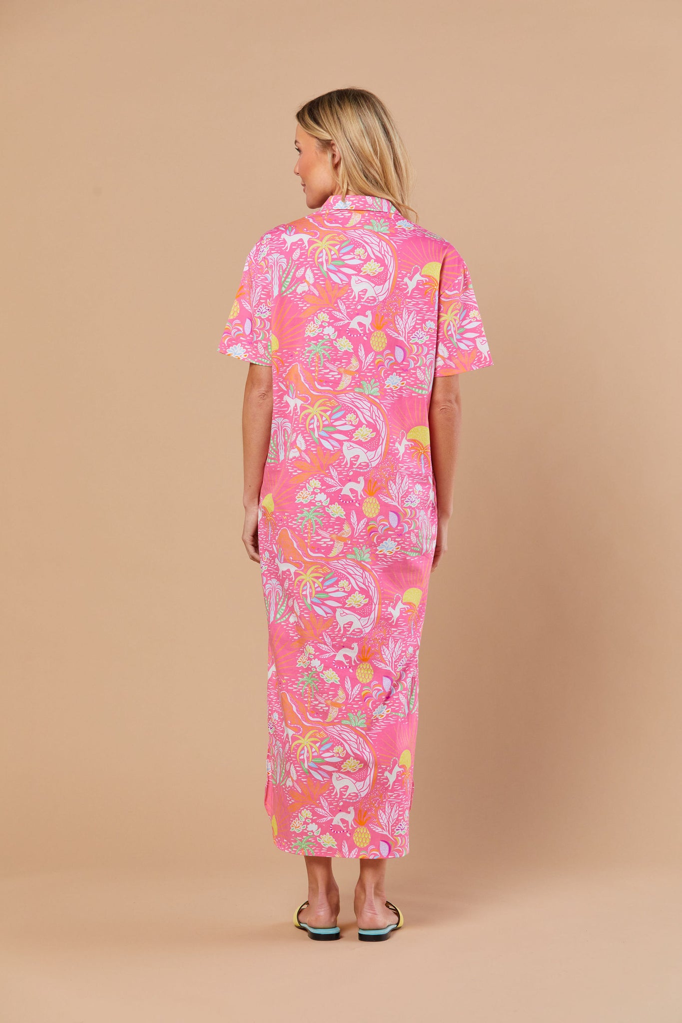 Reese Dress in Whimsical Island Sunrise