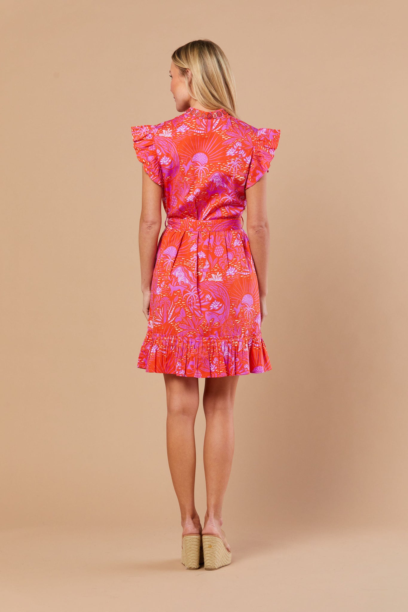 Miller Dress in Whimsical Island Sunset