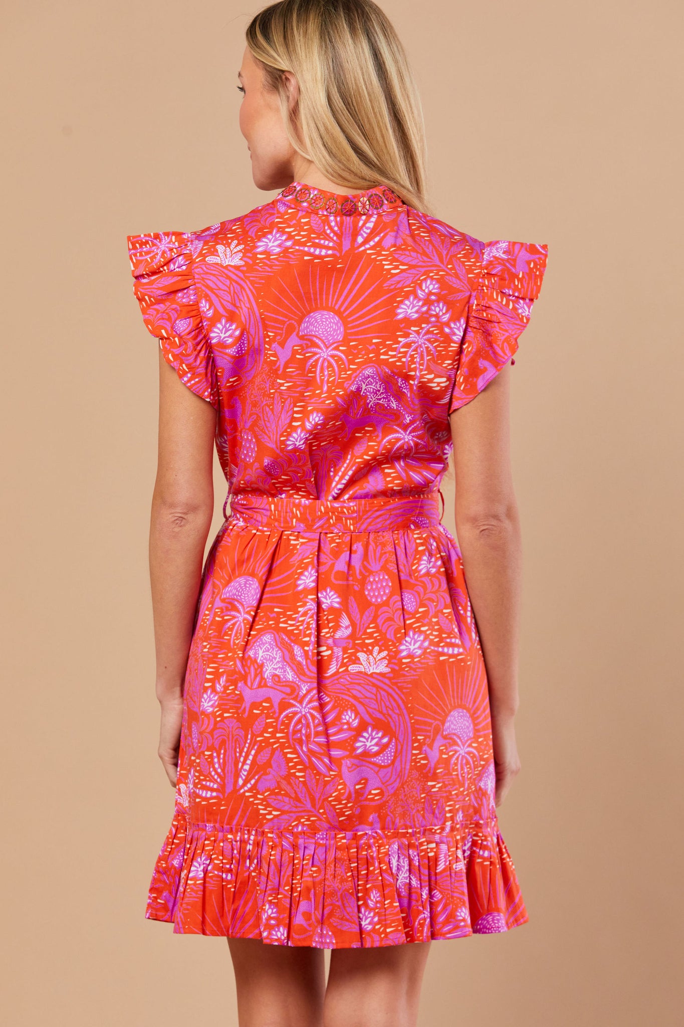 Miller Dress in Whimsical Island Sunset