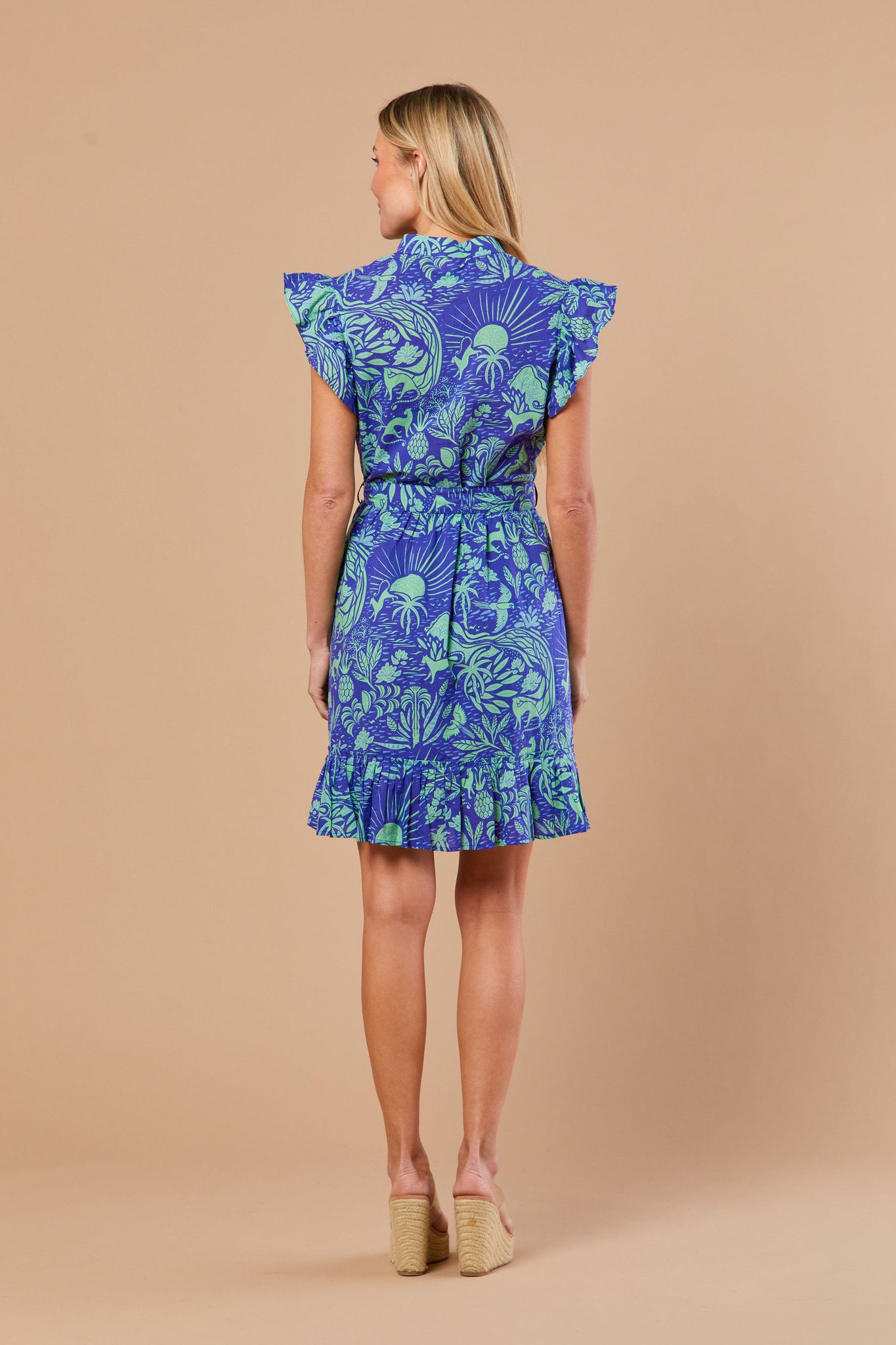 Miller Dress in Whimsical Island Eve