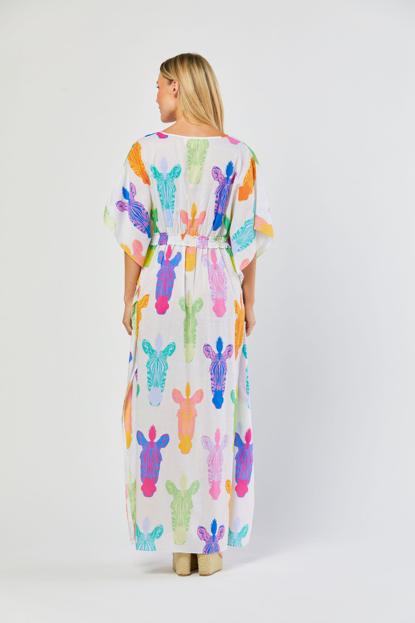 Christy Caftan in Summer Zebra