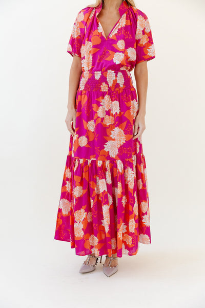 Sheridan French I Fall 2024 I Madelyn Skirt in Dahlia Flourish