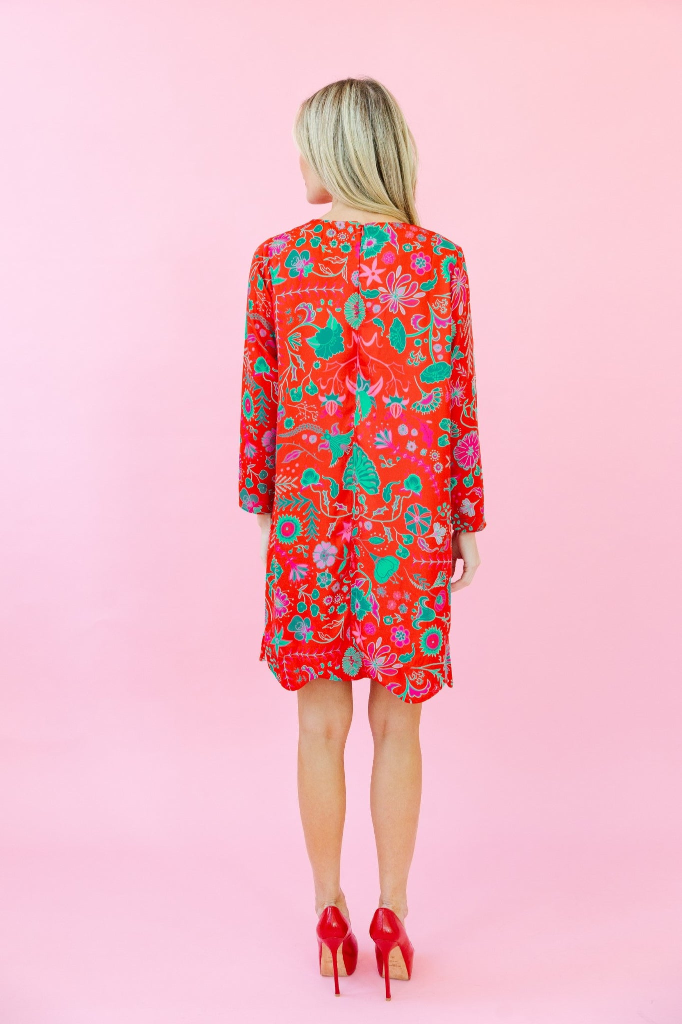 Blair Dress in Festive Floral